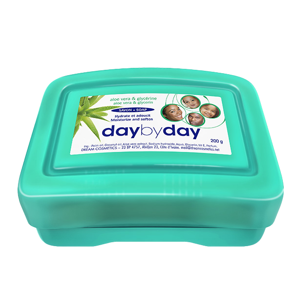 DAY BY DAY ALOE VERA & GLYCERIN SOAP 200G