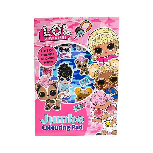 LOL SURPRISE JUMBO COLOURING PAD 3193/LOLJC