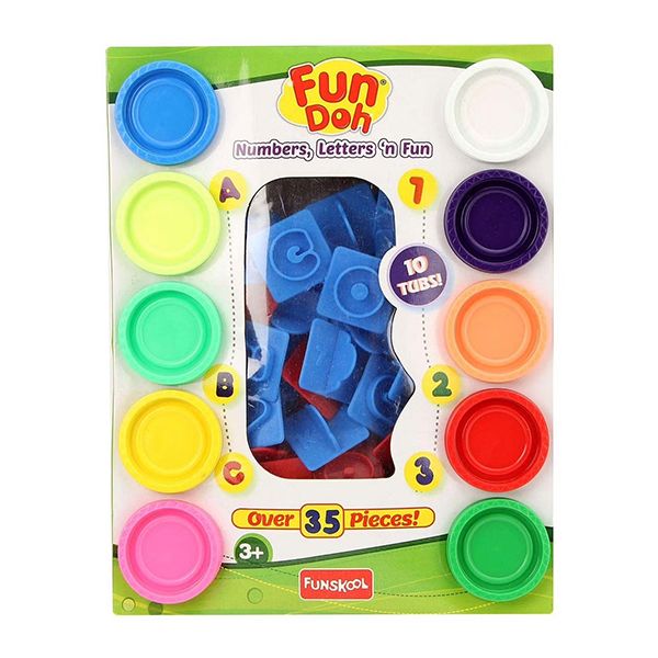 FUNSKOOL NUMBER, LETTER N FUN DOUGH SET