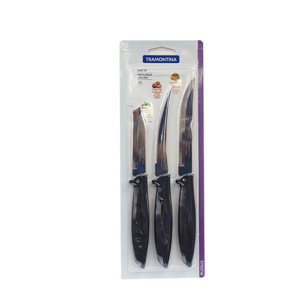 Tramontina Plenus Knife Set With Stainless Steel Blades And