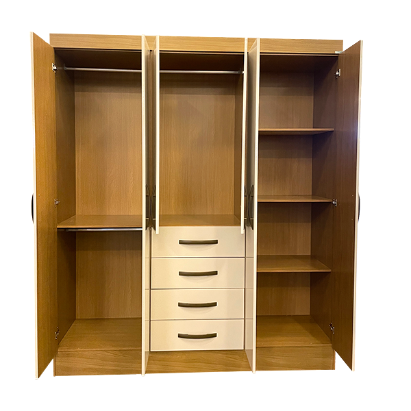 WARDROBE 6DOOR WITH 4DRAWER NEW AVAI FREI/OFWHT 896032.8 WARDROBE 6DOOR WITH 4DRAWER NEW AVAI FREI/OFWHT 896032.8