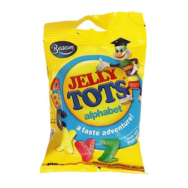 Beacon Jelly Tots-lick & Learn Alphabets 100g