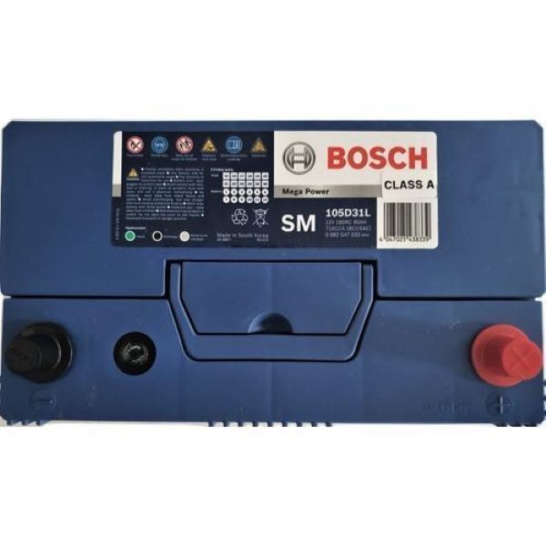 BOSCH CAR BATTERY 17P 90A 105D31L-BHD7